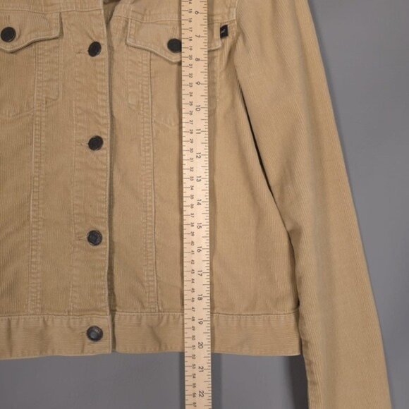 Abercrombie & Fitch‎ Women’s Authentic Quality Corduroy Jacket Button Y2K SMALL - Picture 6 of 8